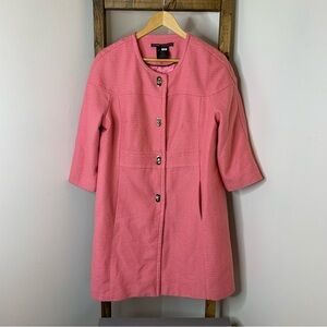 Mark Zunino Women's Pink Coat Size L (Estimated)